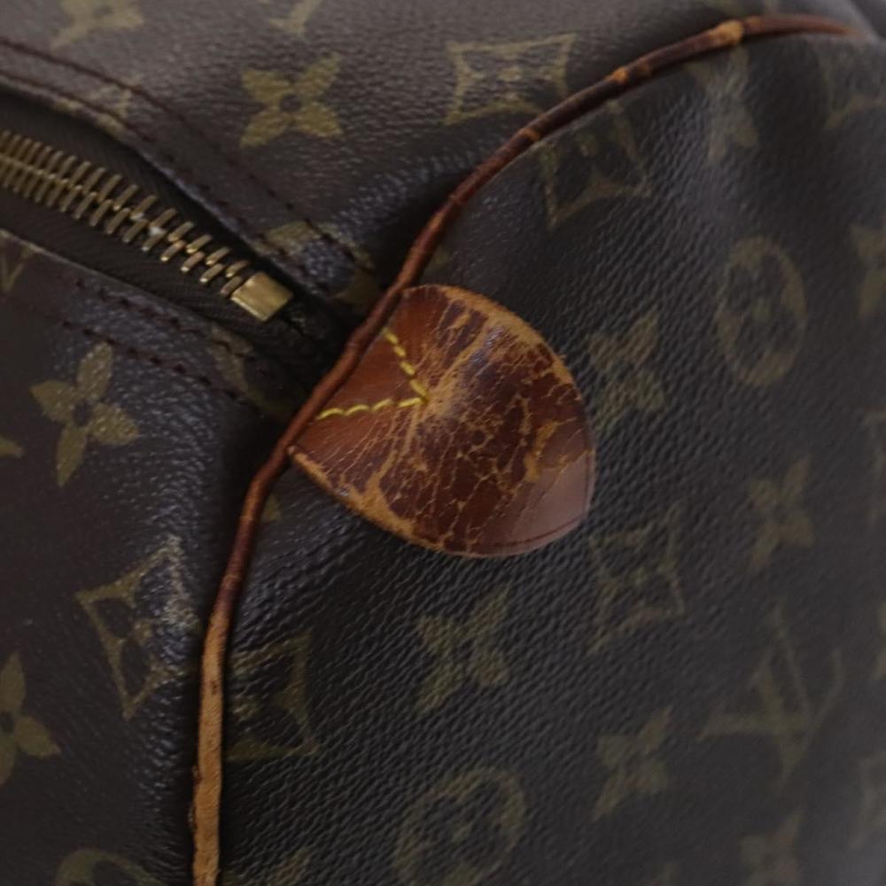 LOUIS VUITTON Monogram Keepall 55 Boston Bag M41424 LV Auth EC703 - Picture 10 of 16